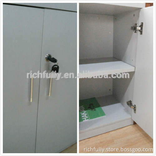 Office Furniture Wood Cabinet With Lockable Doors, Wooden Shoe Cabinet